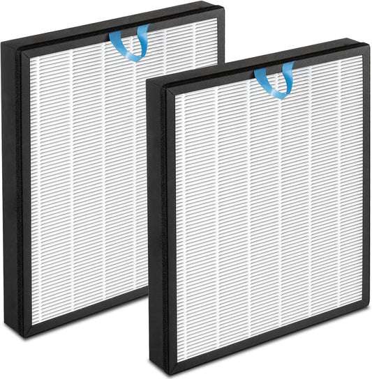 Vital 100S Replacement Filter Compatible with Levoit Smart WiFi Vital 100S Air Puri-Fier, 3-in-1 H13 Filter and High-Efficiency Activated Carbon Filter, Vital 100S-RF, 2 Pack.