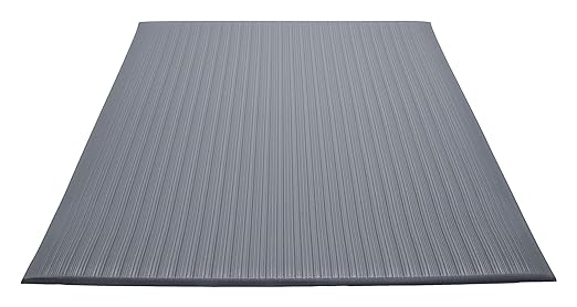 Guardian Air Step Anti-Fatigue Floor Mat, Vinyl, 3'x60', Gray, Reduces fatigue and discomfort, Can be easily cut to fit any space
