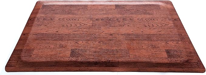Rhino Mats, Softwoods Anti Fatigue Floor Mat, Commercial Grade Kitchen Mat, Standing Desk Mat, Office, Garage or Anywhere, Standing Comfort. (Oak, 4' x 6' x 7/8")