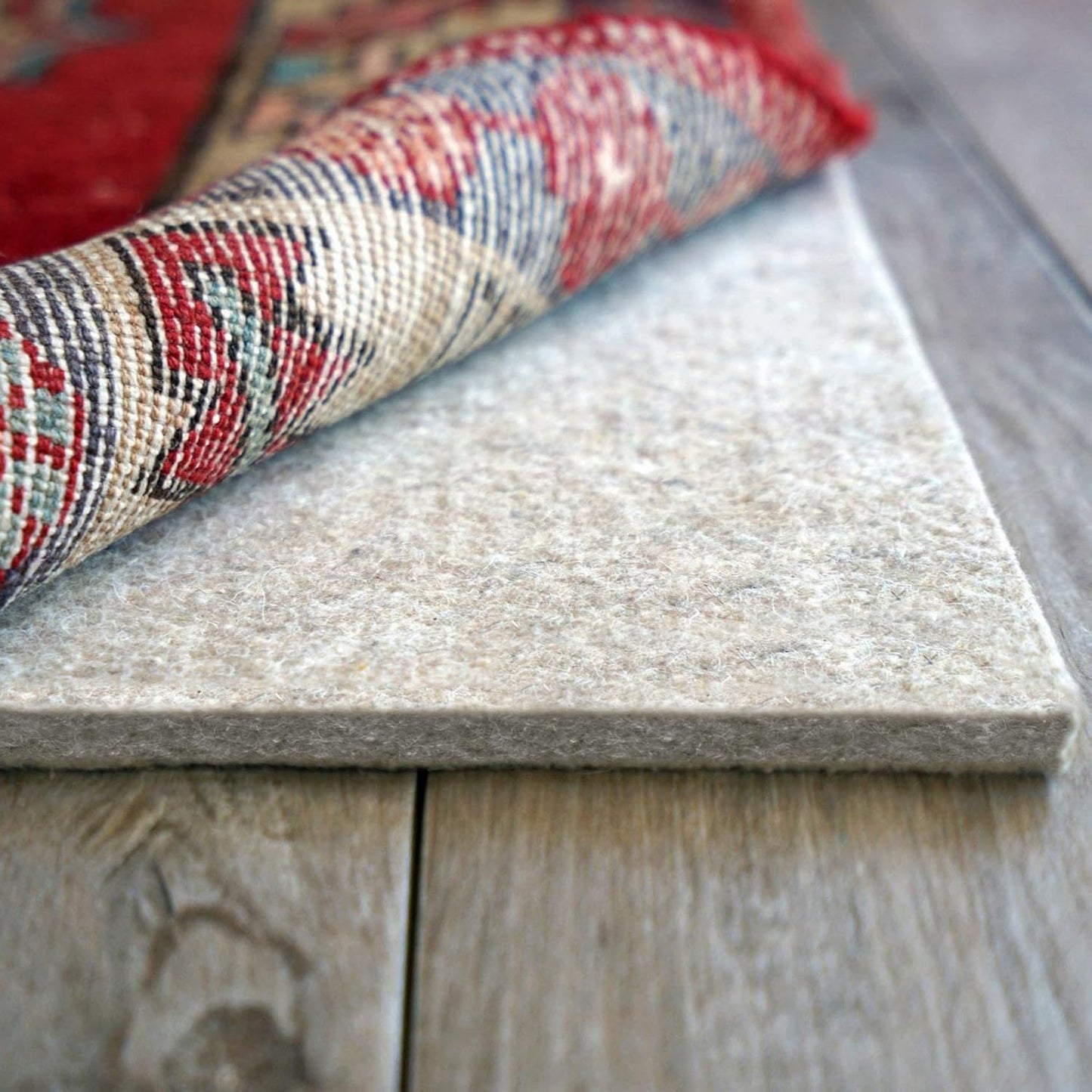 RUGPADUSA - Eco-Plush - 9'x12' - 3/8" Thick - 100% Felt - Extra Cushioned Rug Pad - Available in 3 Thicknesses, Many Custom Sizes
