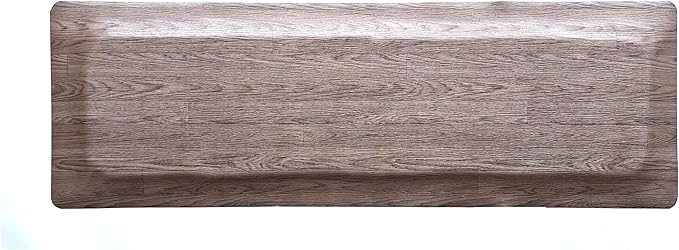Rhino Mats, Softwoods Anti Fatigue Floor Mat, Commercial Grade Kitchen Mat, Standing Desk Mat, Office, Garage or Anywhere, Standing Comfort. (Driftwood, 2' x 6' x 7/8")
