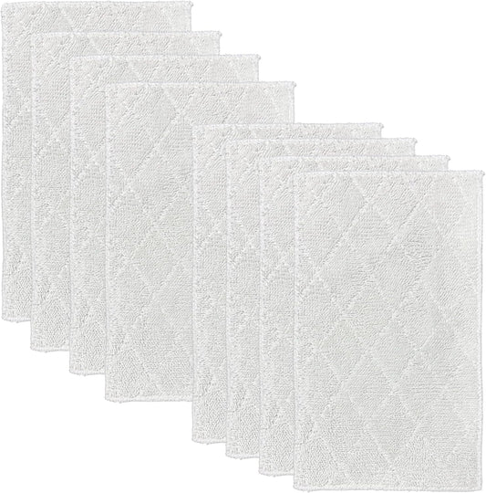 Light 'N' Easy Steam Mop Pads Replacement Reusable for S3601 S3101 S7326 7688ANB 7688ANW Floor Microfiber Cleaning Cloths(8 Pack)