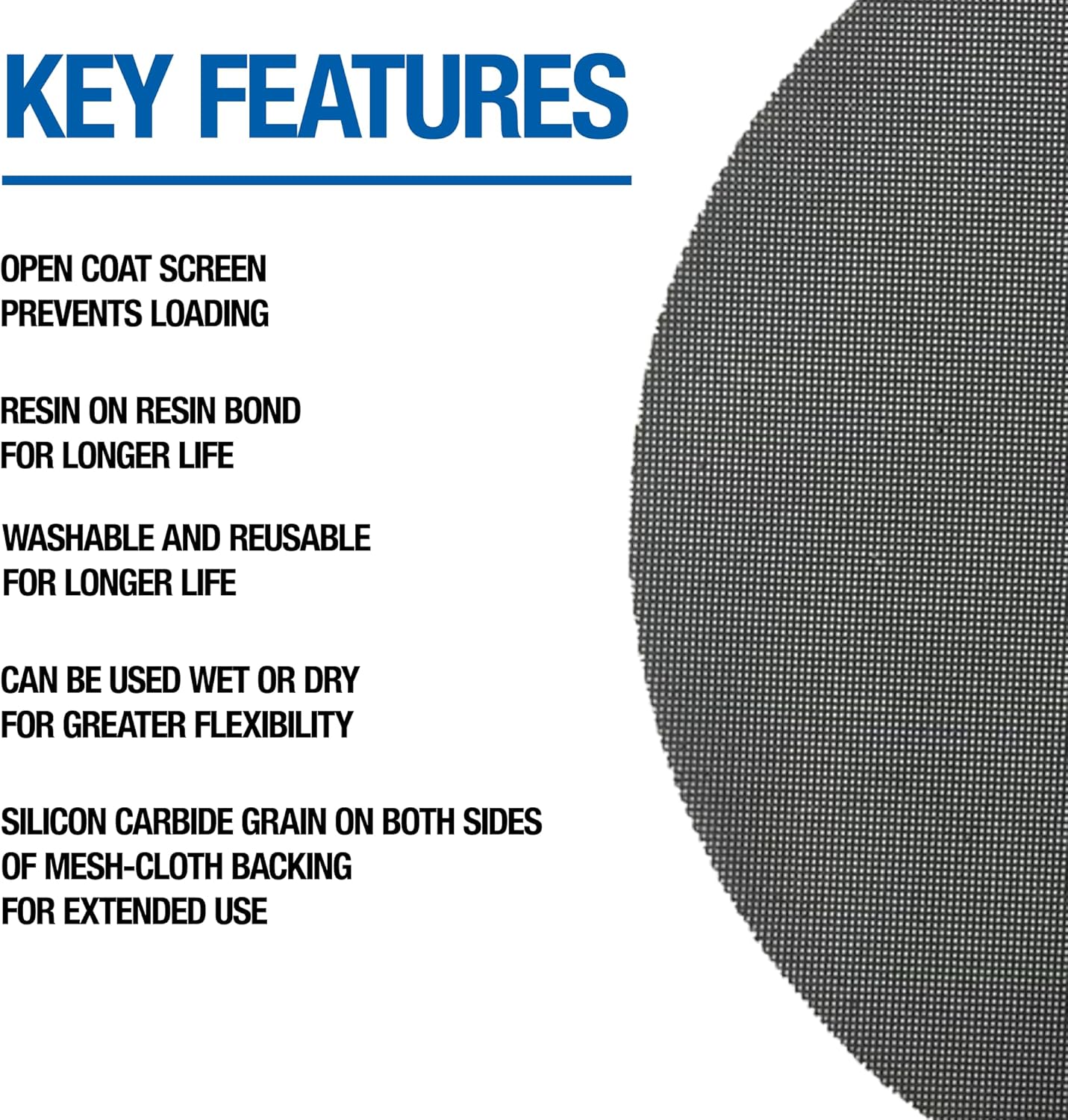 447120 Floor Sanding Screen Disc, 10 Pack, 19", Grit 100