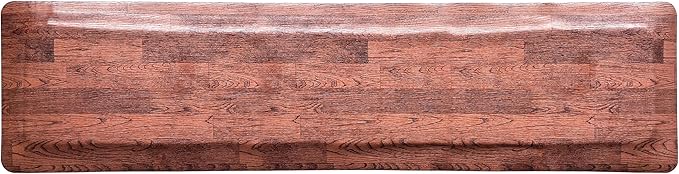 Rhino Mats, Softwoods Anti Fatigue Floor Mat, Commercial Grade Kitchen Mat, Standing Desk Mat, Office, Garage or Anywhere, Standing Comfort. (Oak, 2' x 8' x 7/8")