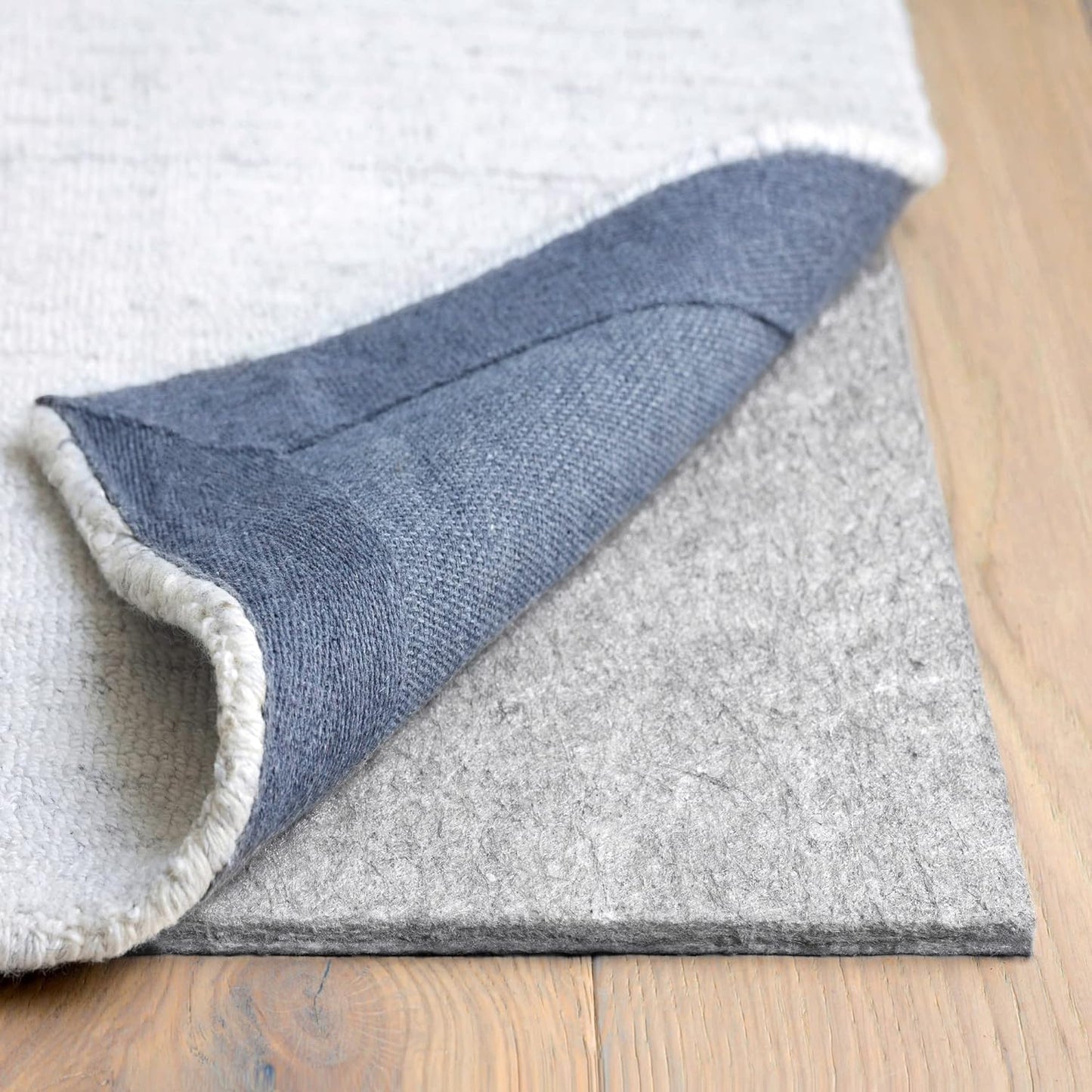 RUGPADUSA - Dual Surface - 9'10" x 12'10" - 3/8" Thick - Felt + Rubber - Enhanced Non-Slip Rug Pad - Adds Comfort and Protection - for Hard Surface Floors