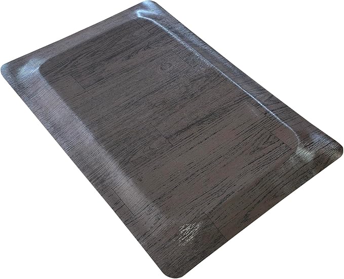 Rhino Mats, Softwoods Anti Fatigue Floor Mat, Commercial Grade Kitchen Mat, Standing Desk Mat, Office, Garage or Anywhere, Standing Comfort. (Black Walnut, 2' x 4' x 7/8")