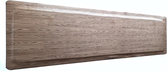 Rhino Mats, Softwoods Anti Fatigue Floor Mat, Commercial Grade Kitchen Mat, Standing Desk Mat, Office, Garage or Anywhere, Standing Comfort. (Driftwood, 3' x 10' x 1/2")