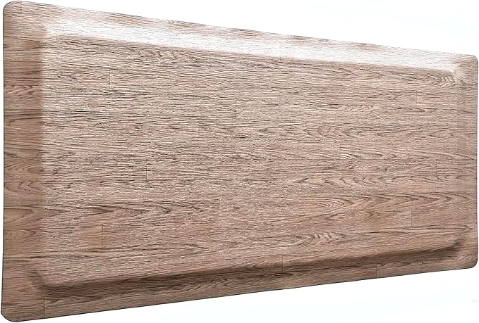 Rhino Mats, Softwoods Anti Fatigue Floor Mat, Commercial Grade Kitchen Mat, Standing Desk Mat, Office, Garage or Anywhere, Standing Comfort. (Driftwood, 4' x 6' x 7/8")