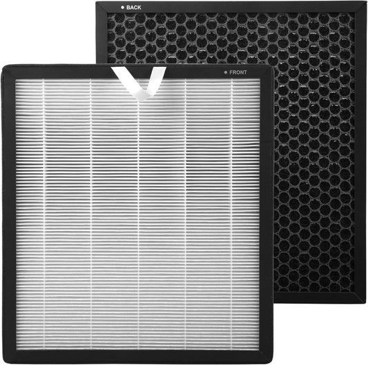 Vital 100S HEPA Air Purifier Filter Replacement, Compatible with LEVOIT Vital 100S and Vital 100S-P Air Purifier, Vital 100S-RF, LRF-V102-WUS, 2-in-1 High-Efficiency Activated Carbon, 2 Pack
