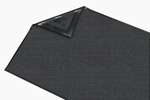 Guardian Floor Protection 94051030 Platinum Series Indoor Wiper Floor Mat, Rubber with Nylon Carpet, 5' Length, 10' Width, Grey