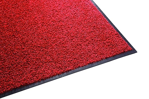 Guardian 94020315 Platinum Series Indoor Wiper Floor Mat, 2' x 3', Red
