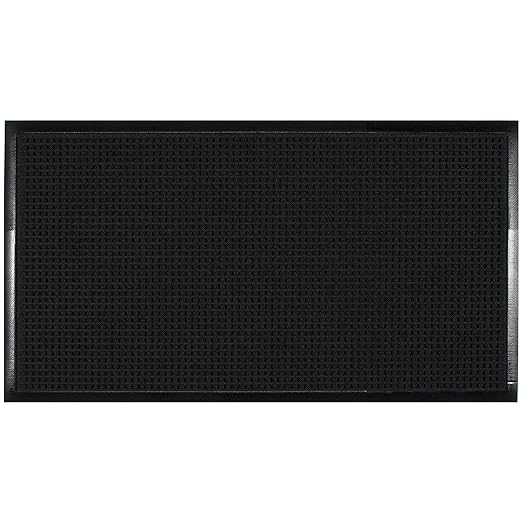Guardian WaterGuard Indoor/Outdoor Wiper Scraper Floor Mat, Rubber/Nylon, 6'x8', Burgundy